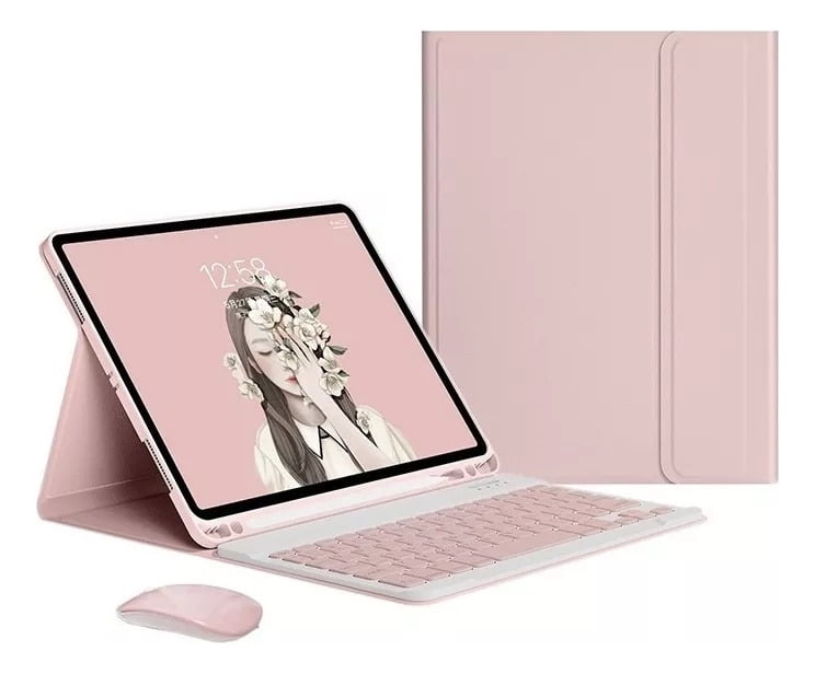 Keyboard and Mouse Case Compatible with iPad Pro 13inch M4 2024 The