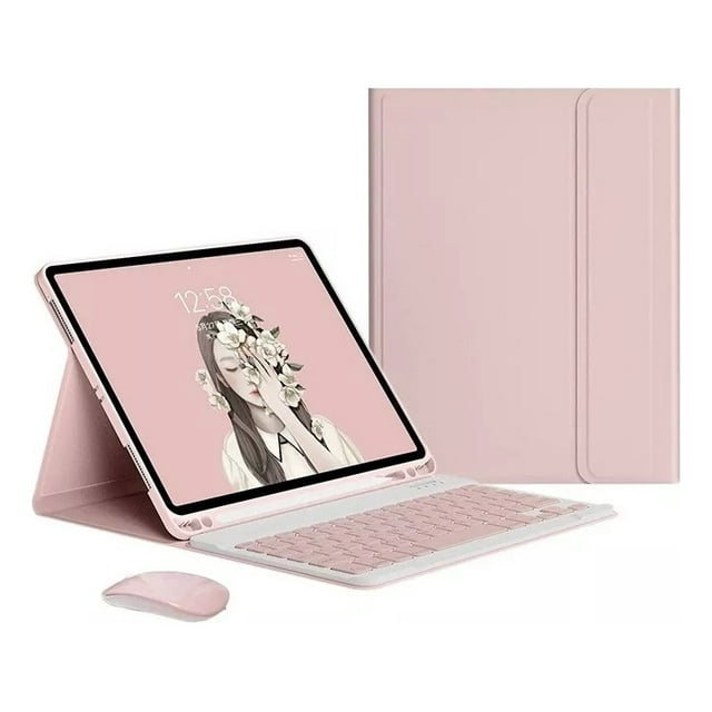 Keyboard and Mouse Case Compatible with iPad Pro 13inch M4 2024 The