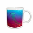 thumbnail image 1 of Keyboard and Music Notes on Stars, Aqua, Purple and Coral 11oz Mug mug-202279-1, 1 of 3