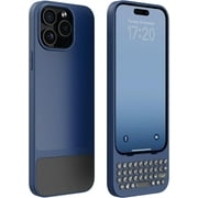 Keyboard for iPhone 15 Pro   Keyboard Case for Premium Typing Experience   Faster, Accurate Typing, Charge as Normal   Royal Ink