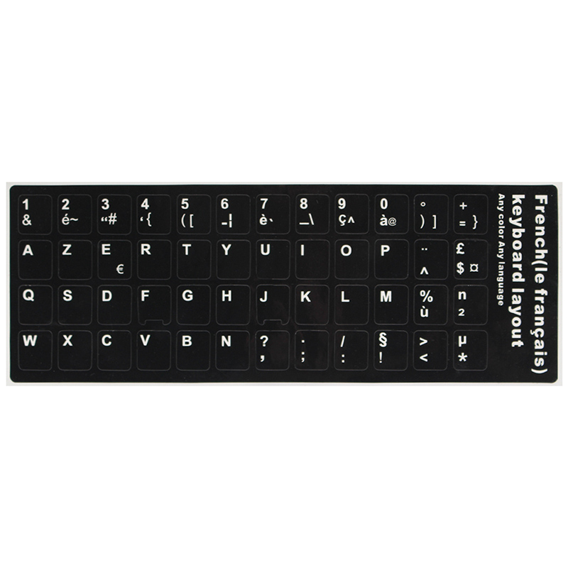 Keyboard skin Fashion keyboard key sticker label Many Language Russian ...