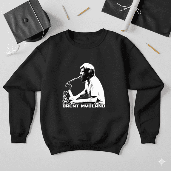 Keyboardist Brent Mydland Retro Music Artist Tribute Vintage Graphic Sweatshirt, up to size 5XL