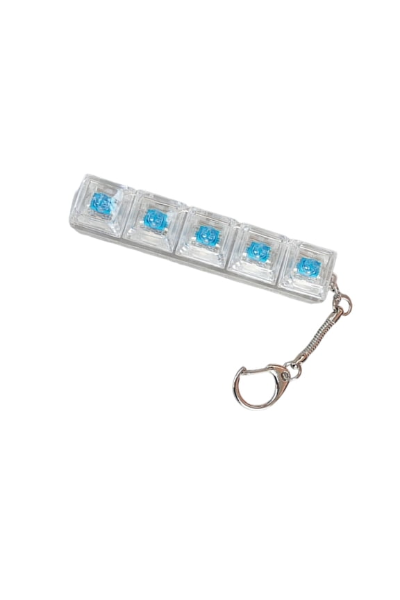 Keyboards Key Toy For Adults Stress Finger Game Decompression Sensory Keychain