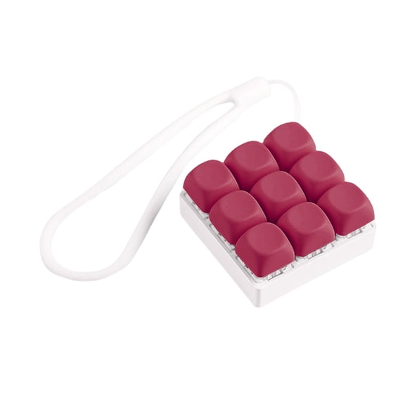 Keyboards Switches Simulators Keychain Mechanical Keyboards Switches Tester Featuring 9 Buttons