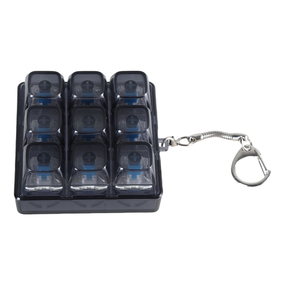 Keyboards Switches Tester Switches Sampler 9Key XDA Translucent Keycap Switches Testing Tool Lightless Switches Keychains