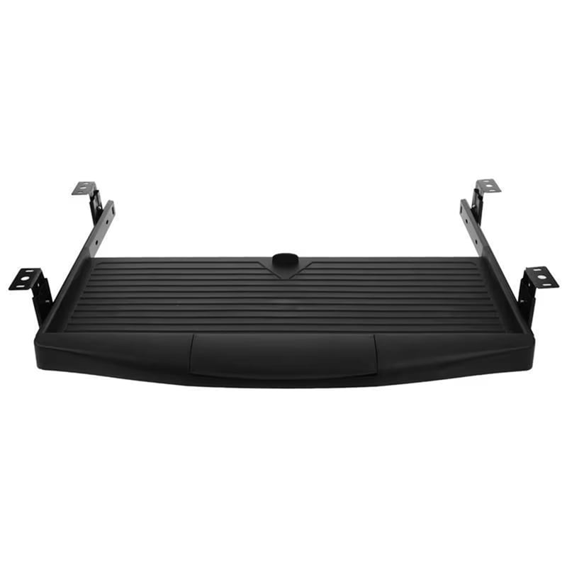 Keyboards Tray Under Desk Keyboards Stand Slide Pull Out Computer Keyboards Drawer Multi-Purpose Drawer Black,1 x Keyboards Tray,Black