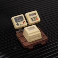 thumbnail image 1 of Keycaps, Custom Keycaps for Esc Key, Magnetic Light Transmission Keycaps, Classic Retro Mechanical Backlit Keyboard Esc Keycap for RGB PC Gamer, Red, 1 of 6