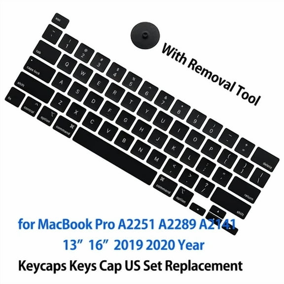 Keycaps Keys Cap for MacBook Pro 13 16 A2251 A2289 A2141 2019 2020 Full Keycap