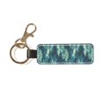 thumbnail image 1 of Keychain 6×3.1×1inpu Leather With Delicate Touch And Strong Recognition Is Used For Daily Travel, Work And Picnic Realistic Forests Camouflage Pattern Conifer Paleturquoise_1, 1 of 8