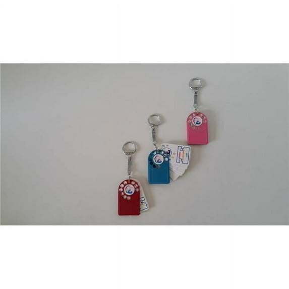 Keychain Address Book, Assorted Color - 2 Dozen