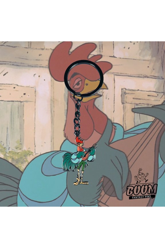 Keychain  Alan-a-Dale from Robin Hood  Fairytale Fantasy (1 keychain)