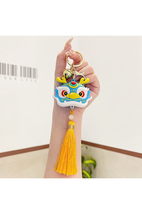 Keychain Cartoon PVC Pendant for Bag Decoration and Souvenir 1 Piece