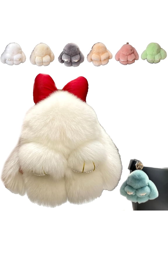 Keychain,Bunny Keychain Plush,Soft Easter Bunny Charms for Bag, Keys, Easter Gift