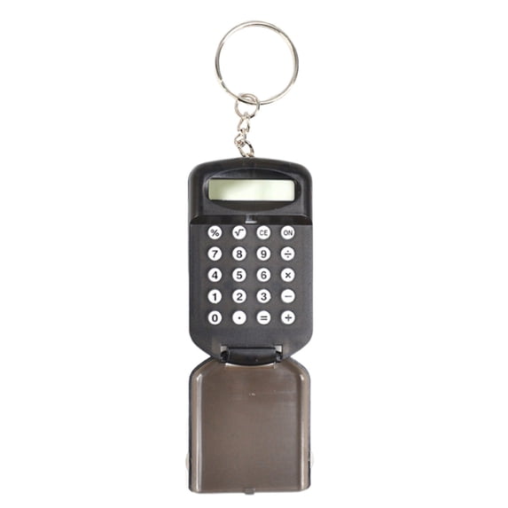 Keychain Calculator | Mini Portable Electronic Calculator for Office & School | Compact Keyring Design for Easy Carrying and Quick Calculations