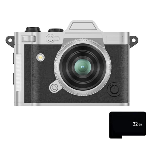 Keychain Camera Highlighting Color Display LED Light 2K 720P Video 32GB Internal Storage Rechargeable Power