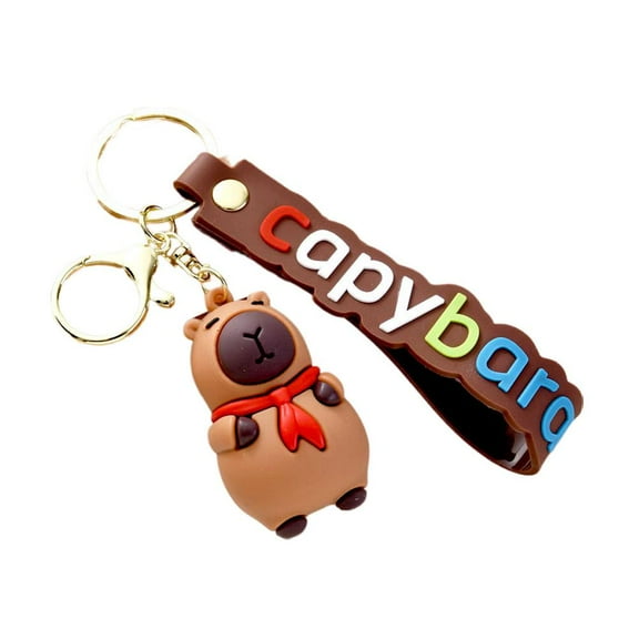 Keychain,Capibara Gift Stuff and Party favors,Cute Resin Bag Charm,for Birthday,Lovely Decoration for Backpack,Handbag,Purse,Carkey,Perfect for Lovers,Women