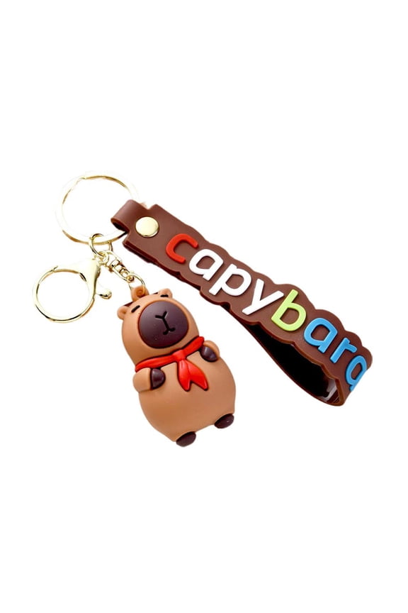 Keychain,Capibara Gift Stuff and Party favors,Cute Resin Bag Charm,for Birthday,Lovely Decoration for Backpack,Handbag,Purse,Carkey,Perfect for Lovers,Women