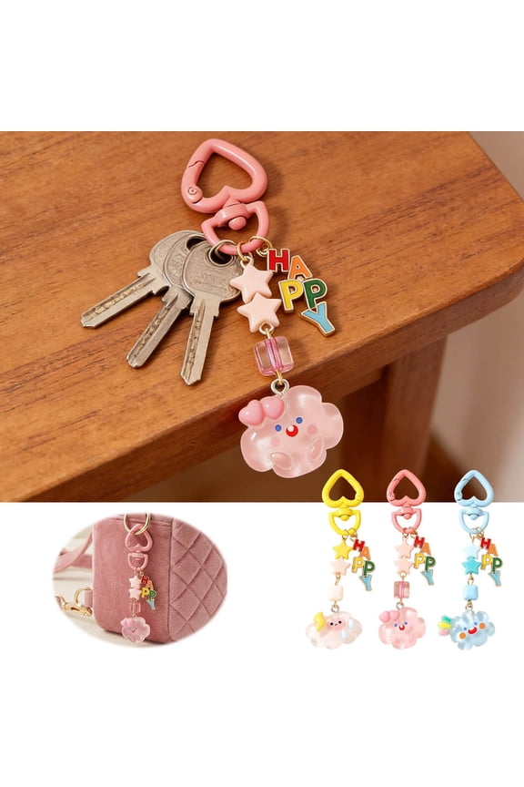 Keychain Celestial Galaxy Charm Hanging Ornament For Keys And Zipper Pulls prom decorations