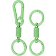 thumbnail image 1 of Keychain Clips with O Rings, Quick Release Key Chain Rings Spring Double Ring Holder, 1 of 7