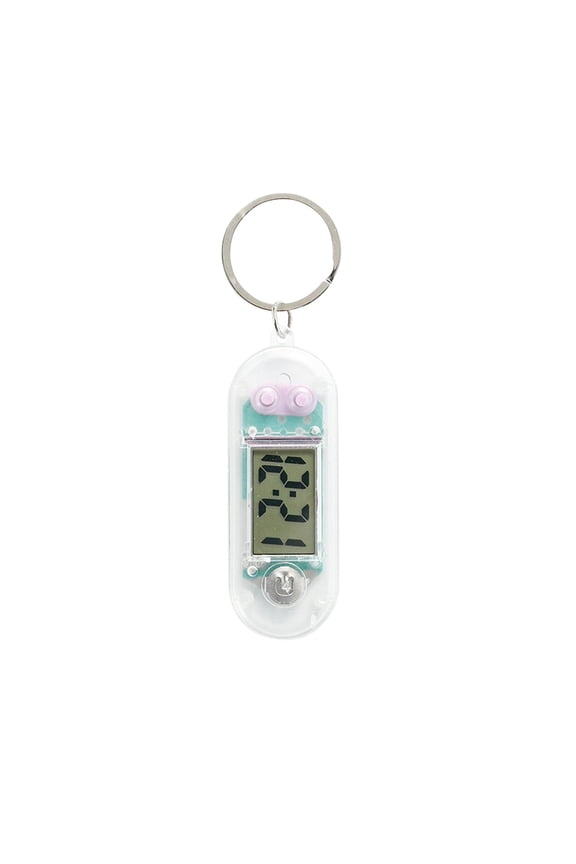 Keychain Clock Pocket Watch Pendant, Portable Silent Electronic Timepiece For Study Room And Classroom, Small Desktop Clock With Clip