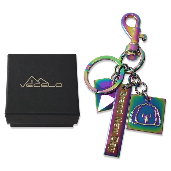 Keychain Color Cartoon Dog Pendant Keychain Fashion Keyring Bag Pendant