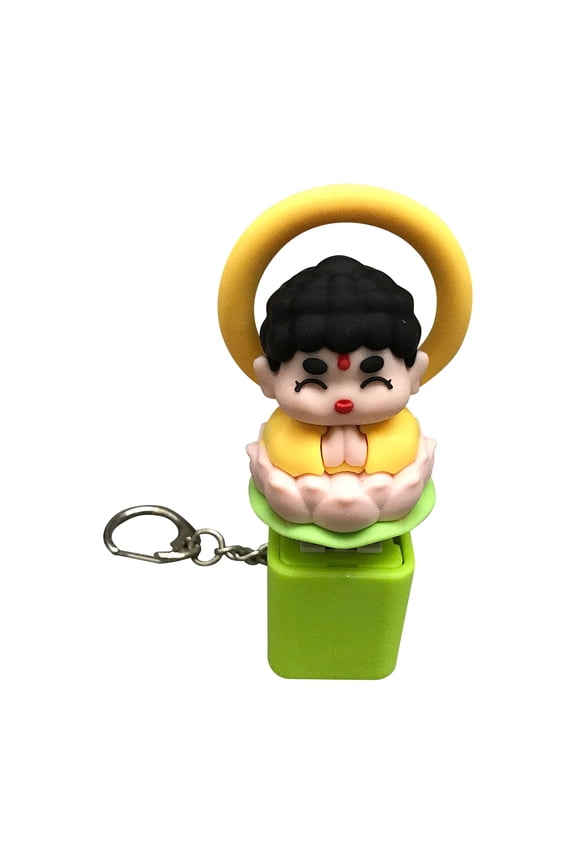 Keychain Colorful 3D Mythical Figurine Accessory 1 Pack for Car Keys Backpack and Bag Daily Use