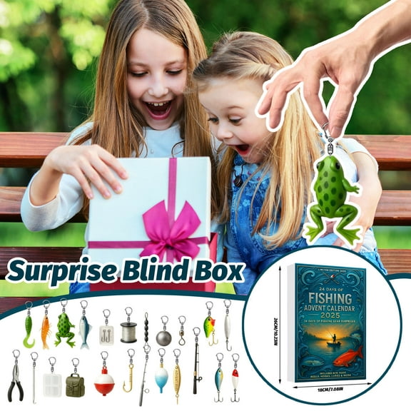 Keychain Countdown Calendar 2025, 24-Day Advent Calendar with Surprise Keychain Collection, Christmas Holiday Decor