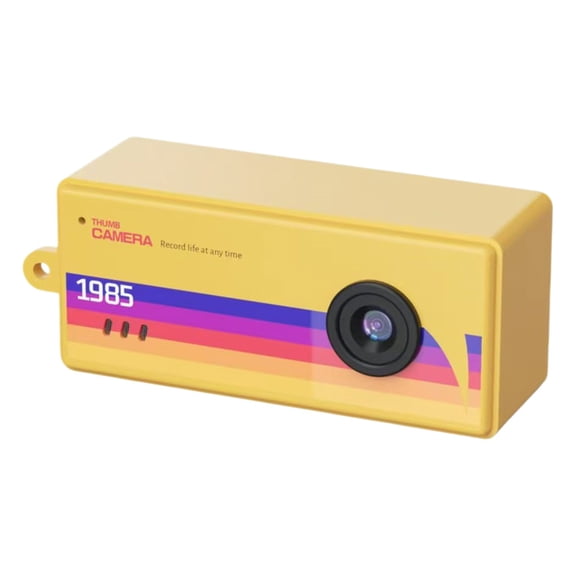 Keychain Digital Camera Blind Box, Mini Digicam For 1080P Photo Video Recording, Collectible Bag Charm, Surprise Gift For Adults (Purple, 2.4*1.2*0.4in)