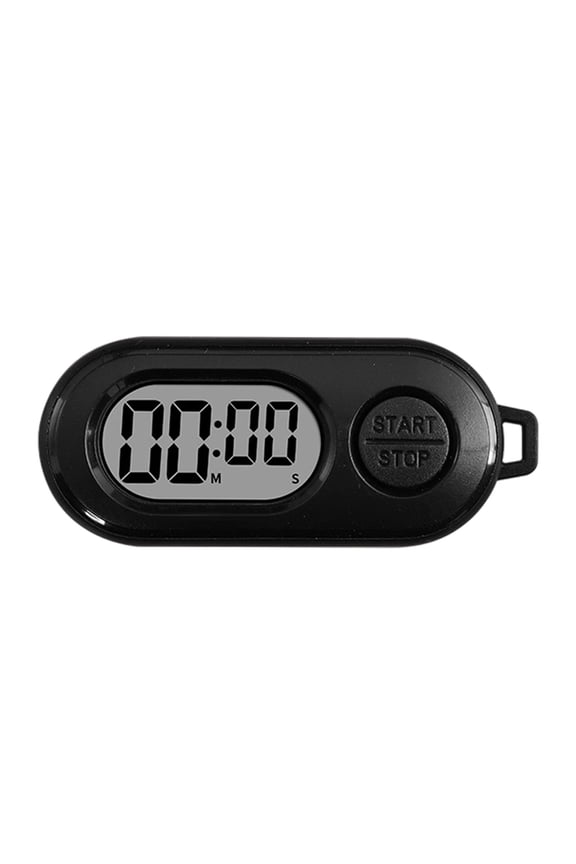 Keychain Digital Stopwatch, LCD Display Portable Timer, High Accuracy Multi-Function Clock, Lightweight ABS Stopwatch for Gym Playground Classroom Kitchen Outdoor Sports Timing