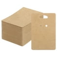 thumbnail image 1 of Keychain Display Cards Keychain Card Holder Paper Jewelry Display Cards, Brown 100 Pack, 1 of 6