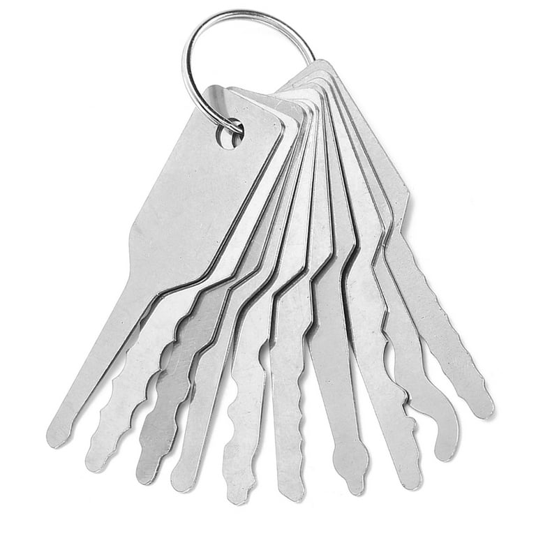 Keychain Door Opener Mini Pocket 10 in Key Shape Repair Tool