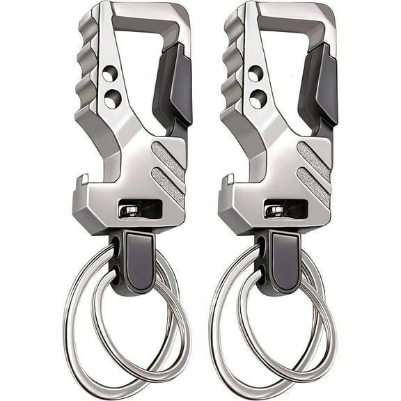 Keychain EDC Keyring Bottle Opener Auto Car Key Holder Tactical Carabiner Key Chain Clip