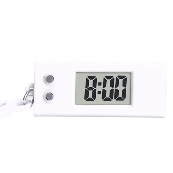 Keychain Electronic Clock Silent Digital Display for Student