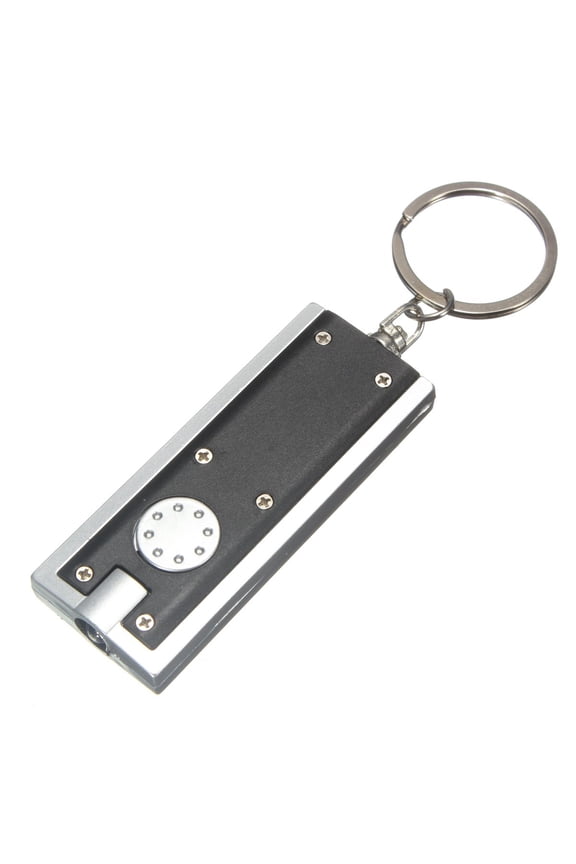 Keychain Flashlight , Mini Flashlight LED Camping Keyring Flashlight, Portable Thin & 45 Lumen Micro Light ,10 Pack