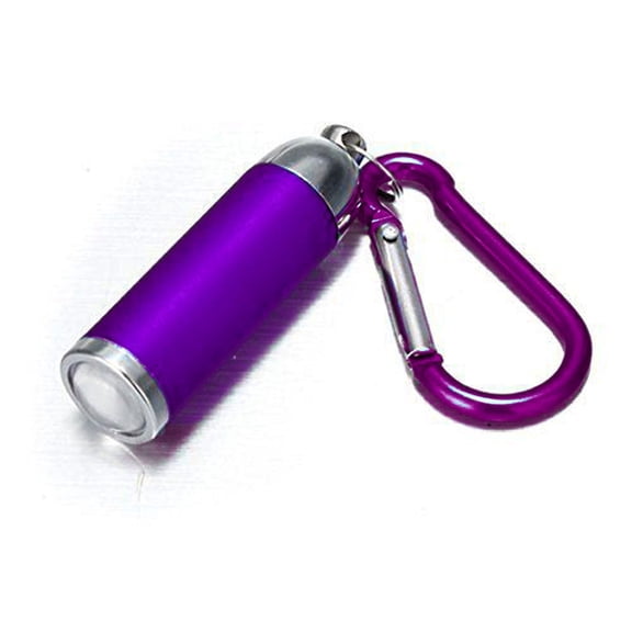 Keychain Flashlight, Mini High Lumens LED Torch, Portable USB Rechargeable EDC Pocket Light for Camping and Emergencies, Lightweight Design, Black D#019 Purple