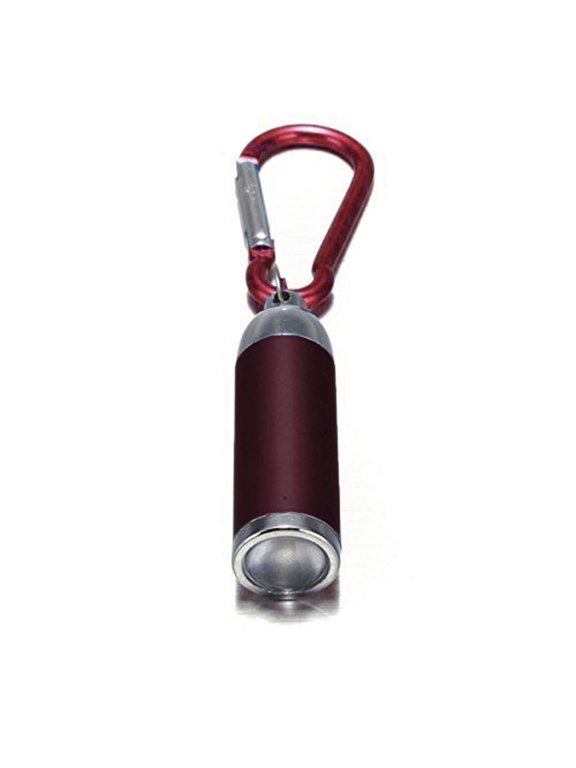 Keychain Flashlight Mini LED Torch Portable Pocket Light for Camping and Emergency Use Ultra Bright Compact Key Ring Accessory Red