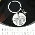 thumbnail image 1 of Matching Keychains for Couples and Families - When I Tell You I You Keychain Day - 26 Letter Keychain for Relationships, 1 of 3