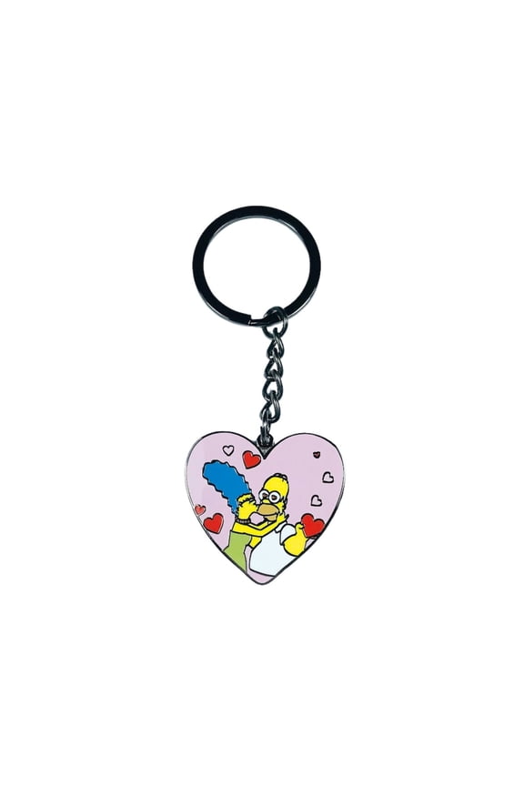 Keychain Homer Simpson and Marge Simpson from The Simpsons Fairytale Fantasy (1 keychain)