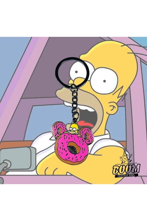 Keychain Homer Simpson from The Simpsons Fairytale Fantasy (1 keychain)