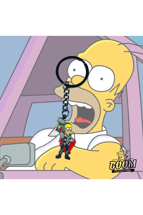 Keychain Homer Simpson from The Simpsons Fairytale Fantasy (1 keychain)
