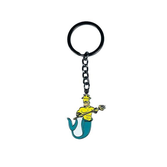 Keychain  Homer Simpson from The Simpsons  Unique Fantasy (1 keychain)