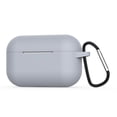 thumbnail image 1 of Keychain Hook Charging Case Protector Wireless Silicone Case for Apple Airpods Pro Airpod 3 Protective Cover Shell GREY, 1 of 1