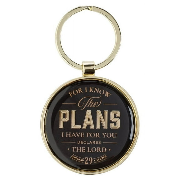 Keychain I Know the Plans Jer. 29:11, (Hardcover)