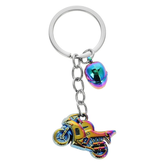 Vintage Motorcycle Model Keychain for Men with Durable Alloy Material Creative Design Unique Style