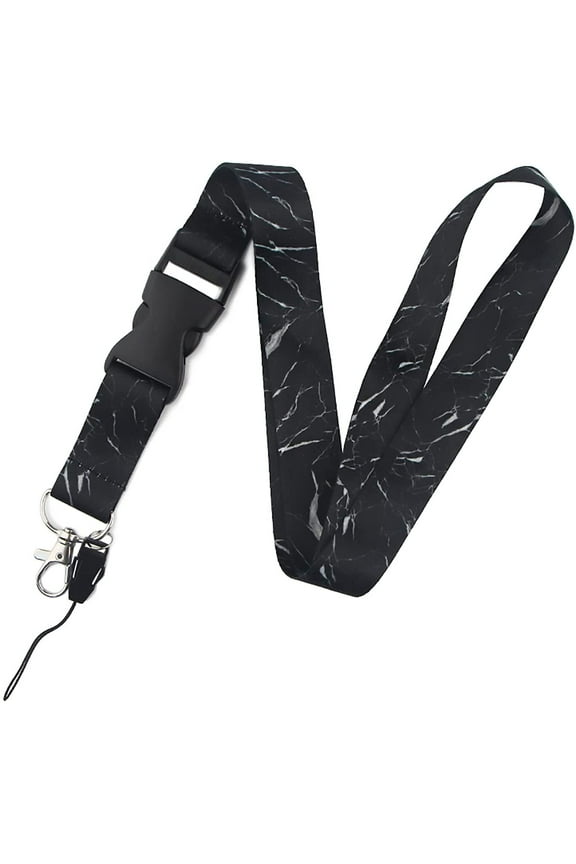 Keychain Lanyard for Keys for Men Detachable Premium Soft Fabric Neck Lanyard with Removable Buckle