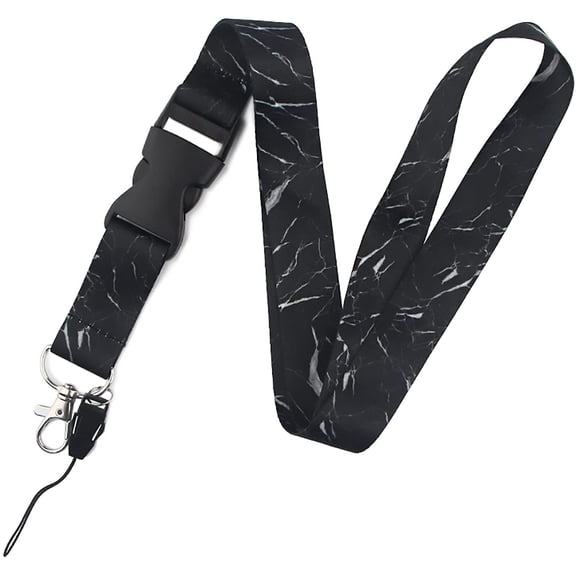 Keychain Lanyard for Keys for Men Detachable Premium Soft Fabric Neck Lanyard with Removable Buckle
