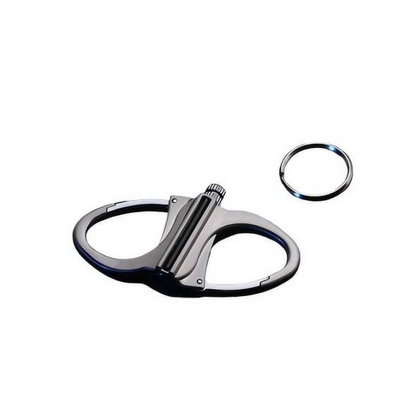 Keychain Lighter, Metal Keychains Lighter for Outdoor Car and Home (Silver)