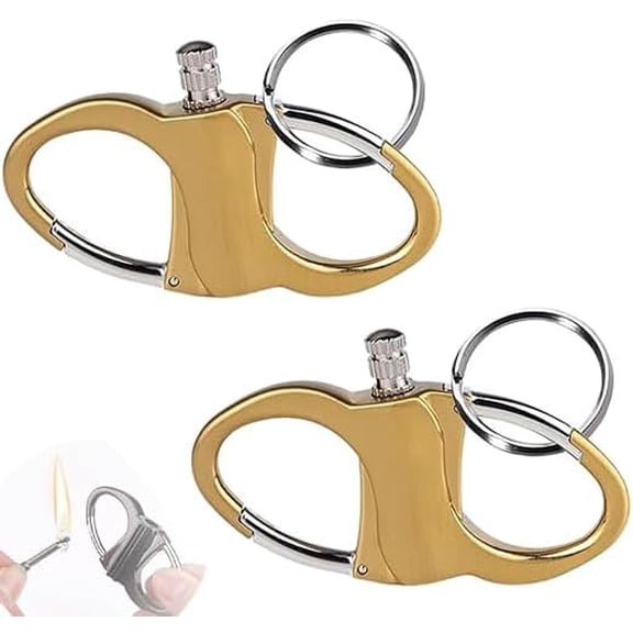 Keychain Lighter, Metal Keychains Lighter for Outdoor Car and Home