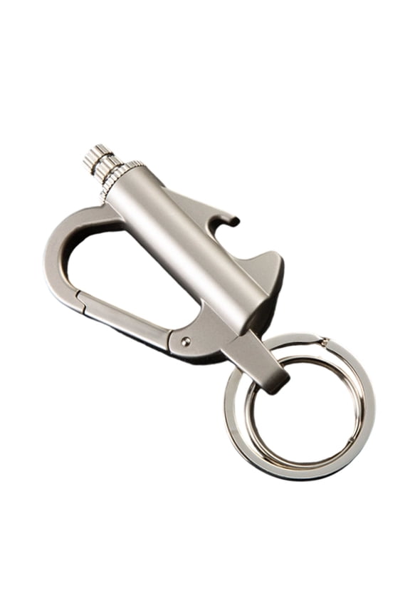 Keychain Lighter, Permanent Match Infinity Lighter, Reusable Waterproof Forever Matches Lighters, Metal EDC Emergency Flint Fire Starter, Survival Kit Gifts for Men Women Outdoor Camping