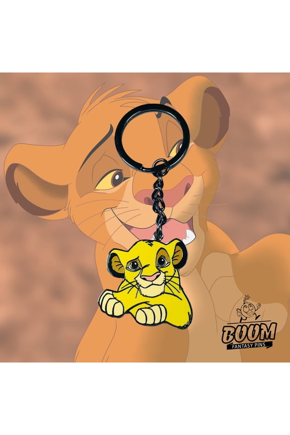 Keychain  Lion Cub from Pride Lands  Fairytale Fantasy (1 keychain)